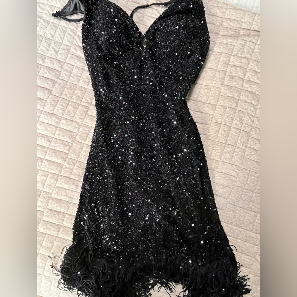 Vintage Scala fully beaded and sequined dress size s
